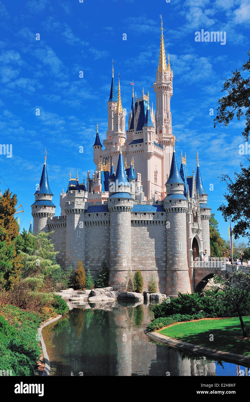 Il Castello di Cenerentola del giorno Foto Stock