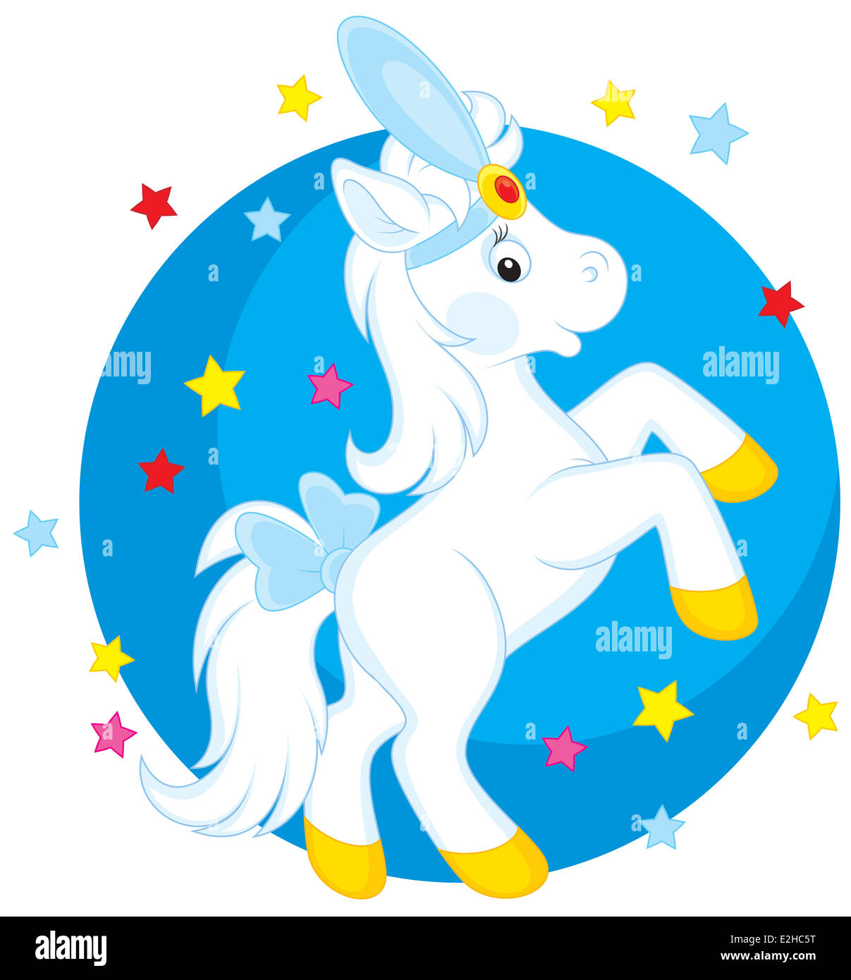 Cavallo del circo Foto Stock