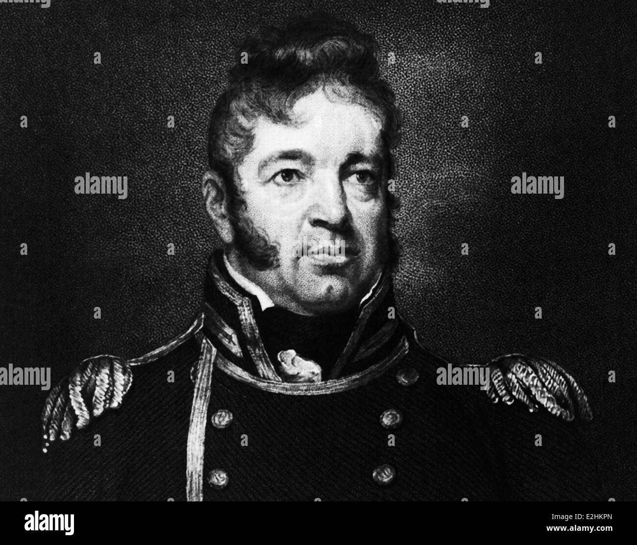 Ritratto d'epoca di William Bainbridge. Foto Stock