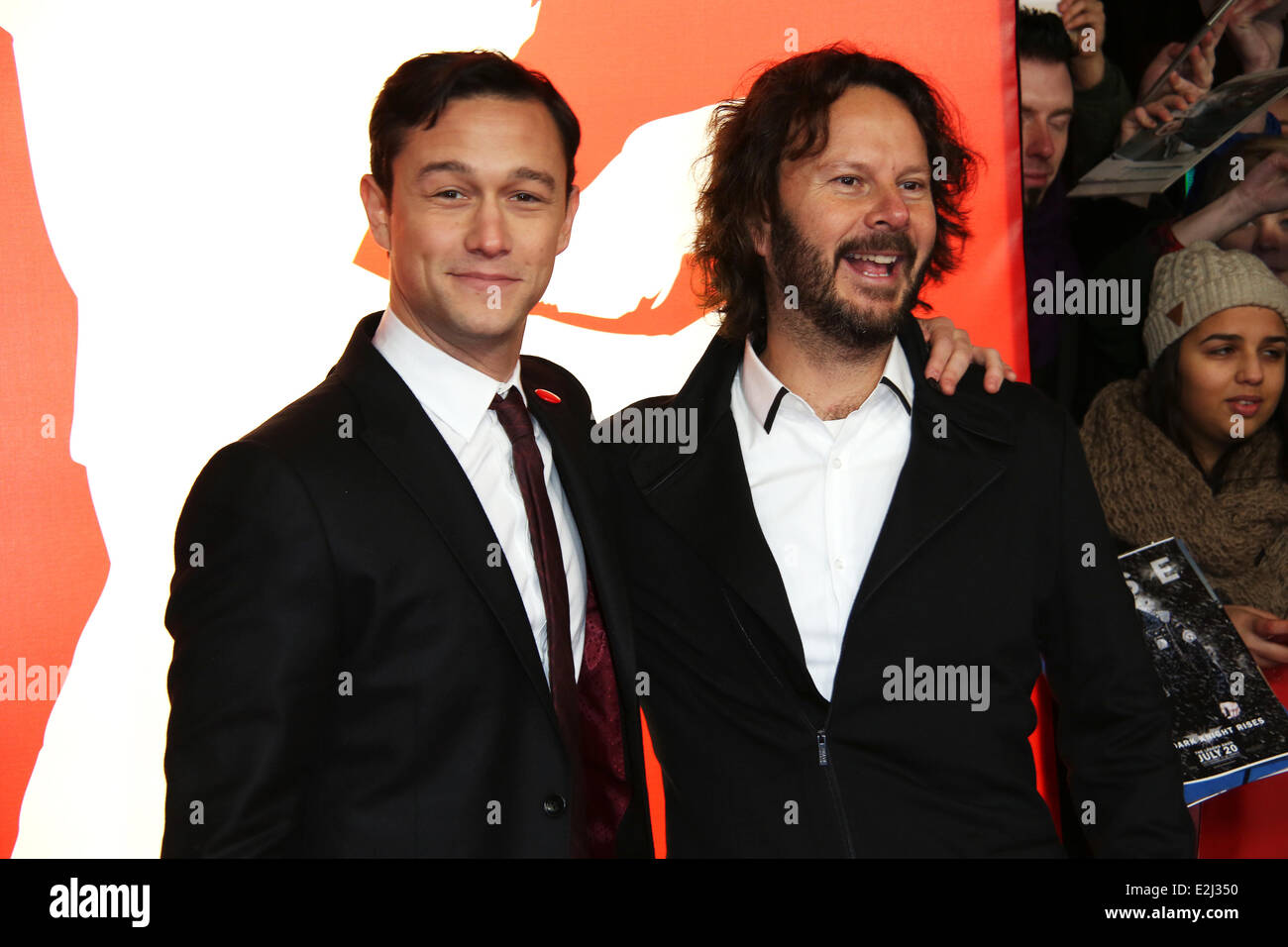 Joseph Gordon-Levitt e Ram Bergmann al 63° Festival Internazionale del Cinema di Berlino (Berlinale) - Don Jon's Addiction premiere - Berlinale Palast in Potsdamer Platz. Credits: Eva Napp/WENN.com Dove: Berlino, Germania Quando: 08 Feb 2013 Foto Stock