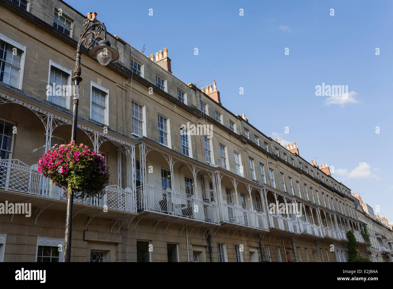 Royal York Crescent, Clifton, Bristol, Avon, Regno Unito Foto Stock