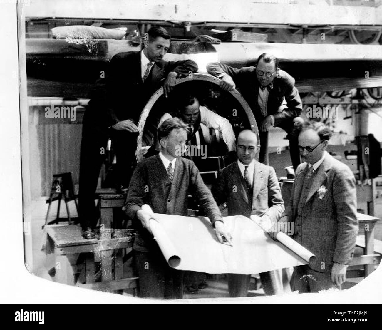 John K. Northrop, il fondatore della Northrop Corporation, fu un pioniere dell'aviazione noto per i suoi innovativi progetti di aerei. Il suo lavoro ha contribuito allo sviluppo di tecnologie aerospaziali all'avanguardia, influenzando sia l'aviazione militare che quella civile. Foto Stock