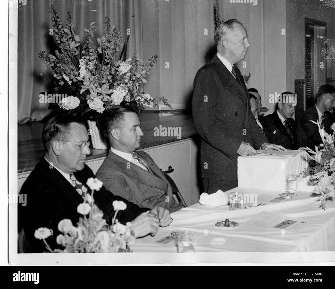 Jack Northrop, l'innovativo pioniere dell'aviazione, fondò la Northrop Corporation, contribuendo in modo significativo allo sviluppo della tecnologia aeronautica. Il suo lavoro è celebrato nella collezione del San Diego Air and Space Museum. Foto Stock