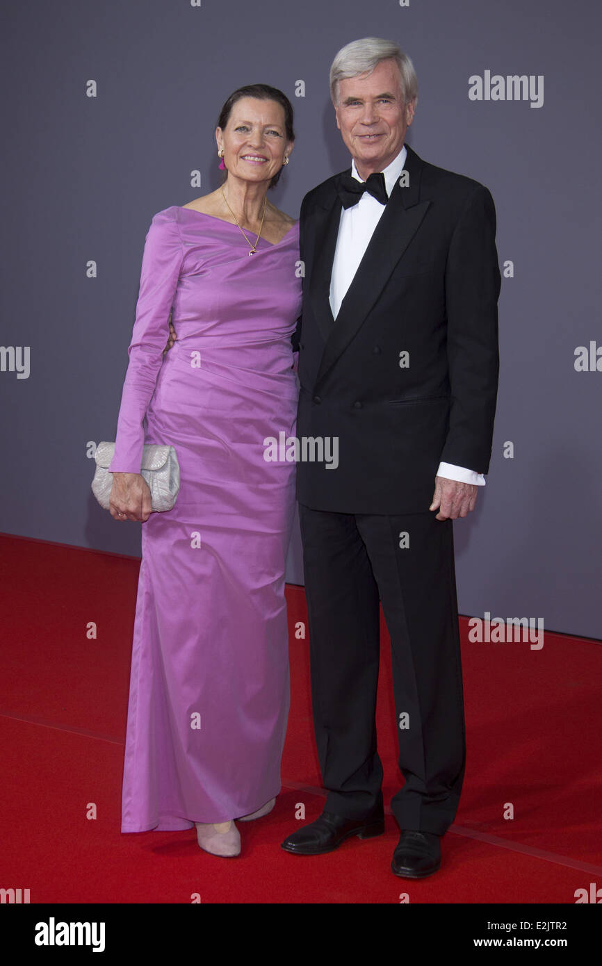 Christel Otto, Michael Otto a Michael Otto il settantesimo compleanno festa a Schuppen 52. Dove: Amburgo, Germania Quando: 13 Apr 2013 Cre Foto Stock