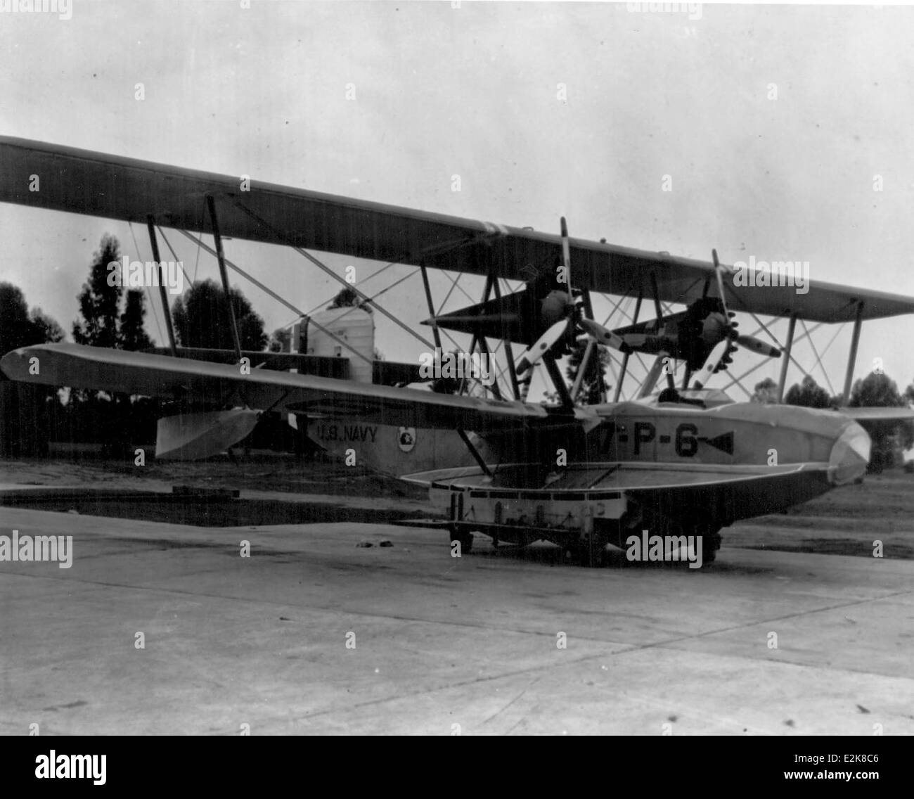 Il Douglas PD-1 era un bombardiere di pattuglia della Marina degli Stati Uniti utilizzato alla fine degli anni '1930 Questo specifico velivolo, VP-7F, faceva parte degli sforzi di ricognizione e bombardamento della Marina durante i suoi anni operativi. Foto Stock