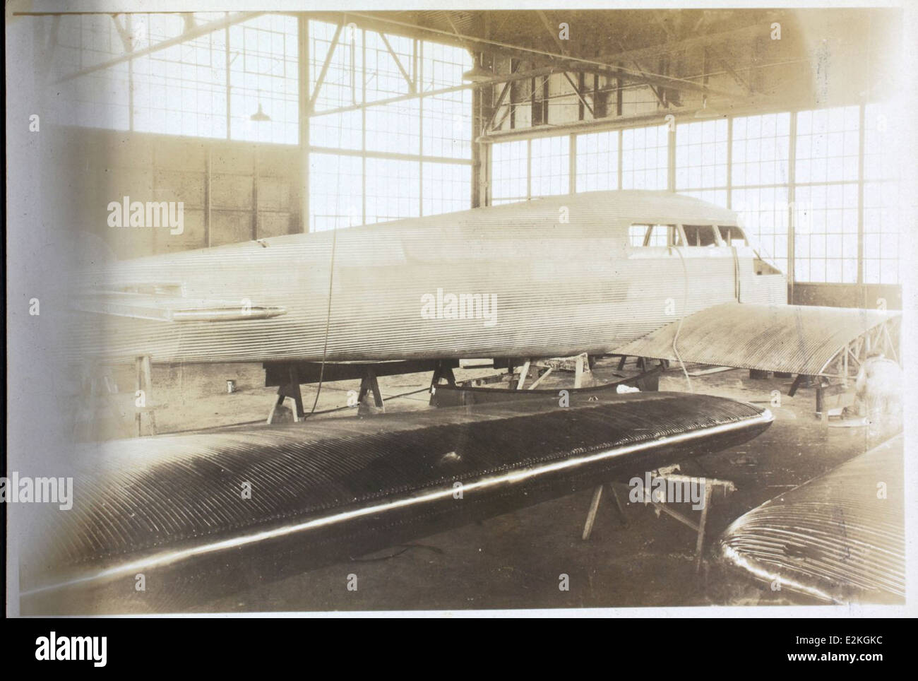 Questa immagine del Prudden album mostra il modello PW-1 della Atlanta Aircraft Company, uno dei primi modelli di aerei. L'aereo era alimentato dal motore Wright J-6 e rappresenta le prime pietre miliari dell'aviazione nello sviluppo degli aeromobili. Foto Stock