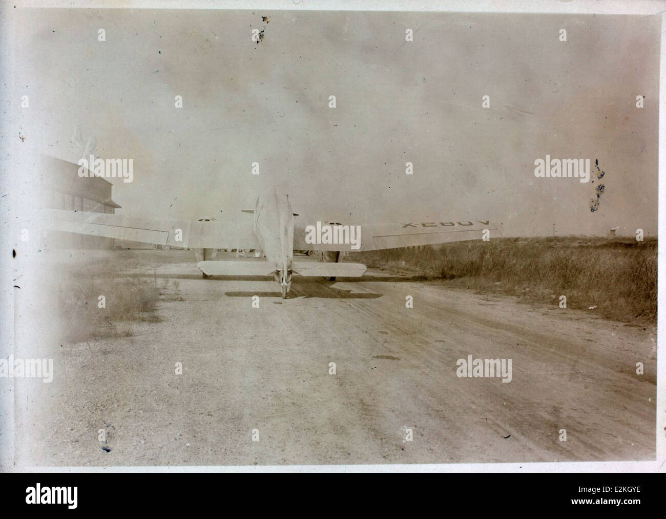 Il monoplano Prudden, sviluppato dalla Atlanta Aircraft Corporation, era un aereo sperimentale degli anni '1930 Alimentato dal motore Wright J-6-7, questo aereo faceva parte dello sforzo dell'azienda per progettare tecnologie aeronautiche innovative. Il Prudden-Whitehead Trimotor giocò anche un ruolo nello sviluppo dei primi aerei civili. Foto Stock