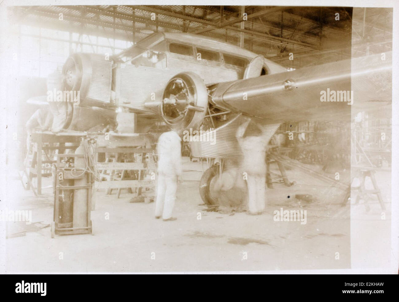 L'immagine raffigura il monoplano Prudden, sviluppato dalla Atlanta Aircraft Company. Questo aereo, con un motore Wright J-6 Whirlwind, fece parte delle innovazioni aeronautiche dei primi anni del XX secolo e giocò un ruolo nello sviluppo di aerei civili negli Stati Uniti Foto Stock