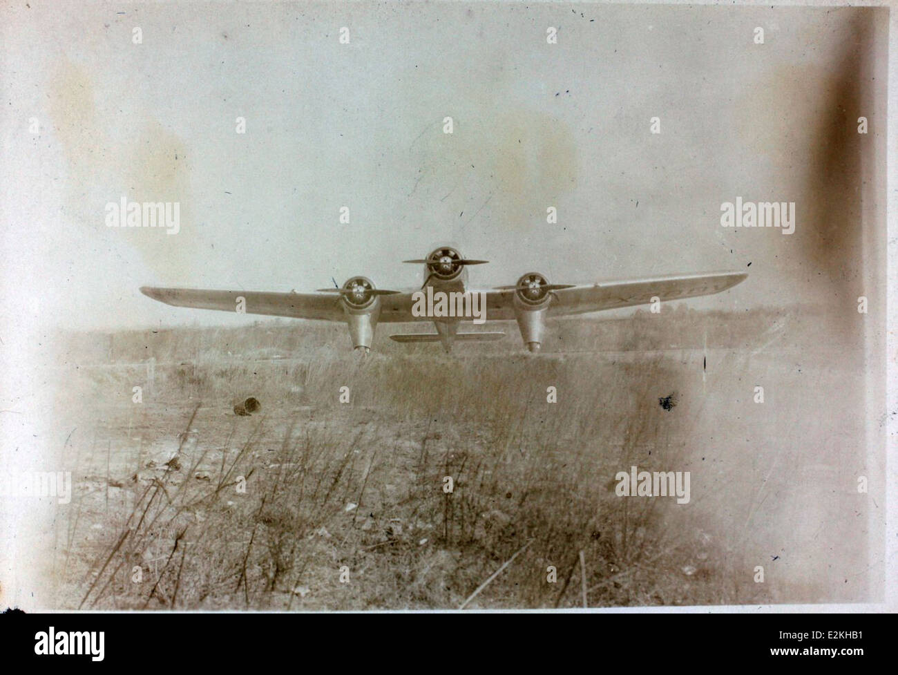 Questa immagine mostra il monoplano Prudden PW-1, un primo aereo americano sviluppato dalla Atlanta Aircraft Company. Alimentato da un motore Wright J-6-7, il PW-1 è stato progettato per uso civile e militare negli anni '1930 Foto Stock