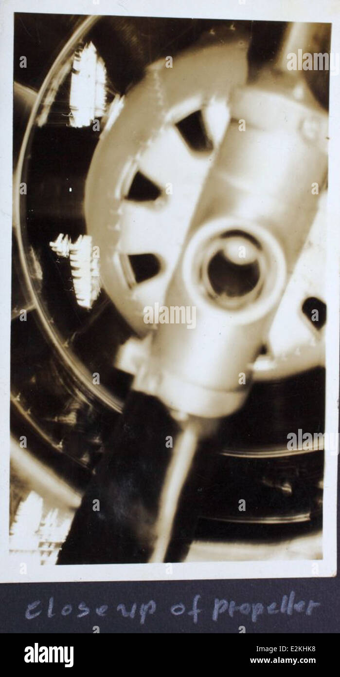 Questa foto del Prudden album cattura l'PW-1 della Atlanta Aircraft Company, un aereo pionieristico alimentato dal motore Wright J-6-7 Whirlwind. L'aereo rappresenta i primi giorni dell'aviazione americana e lo sviluppo di aerei a propulsione ad elica. Foto Stock