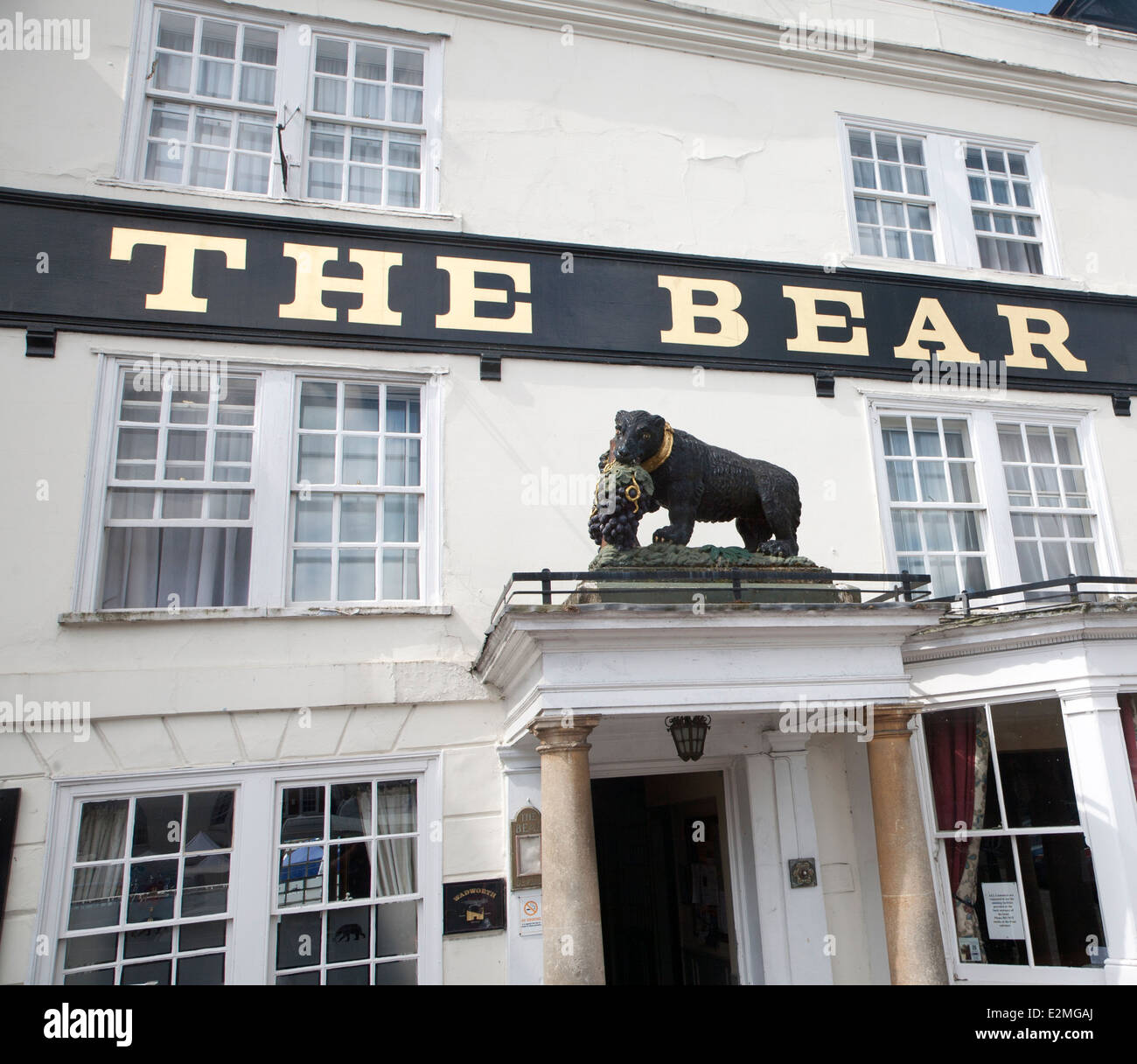 The Bear Hotel Devizes, Wiltshire, Inghilterra Foto Stock