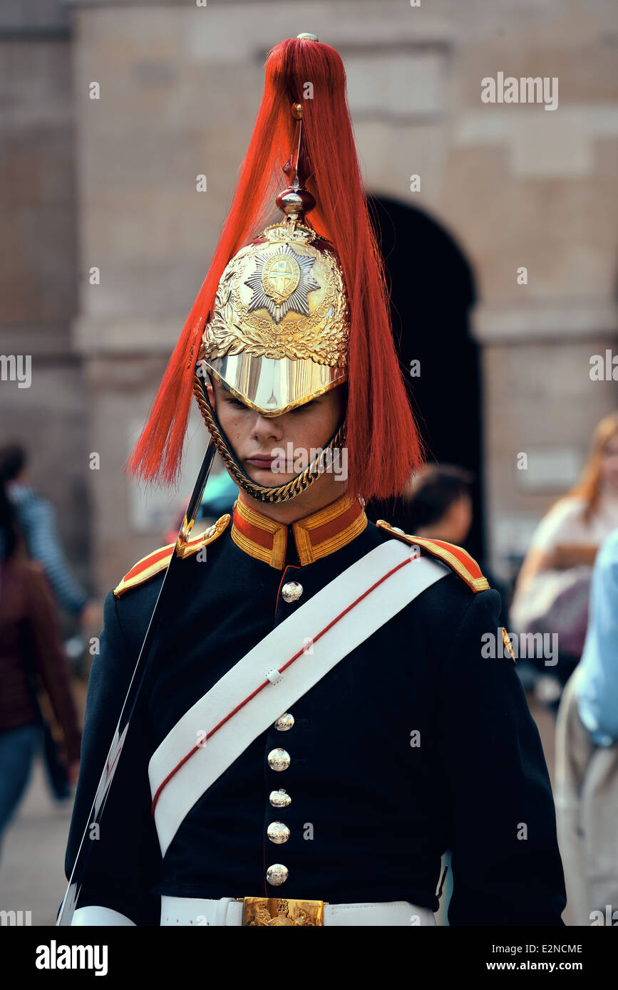 Trooper di Blues e Royals Foto Stock