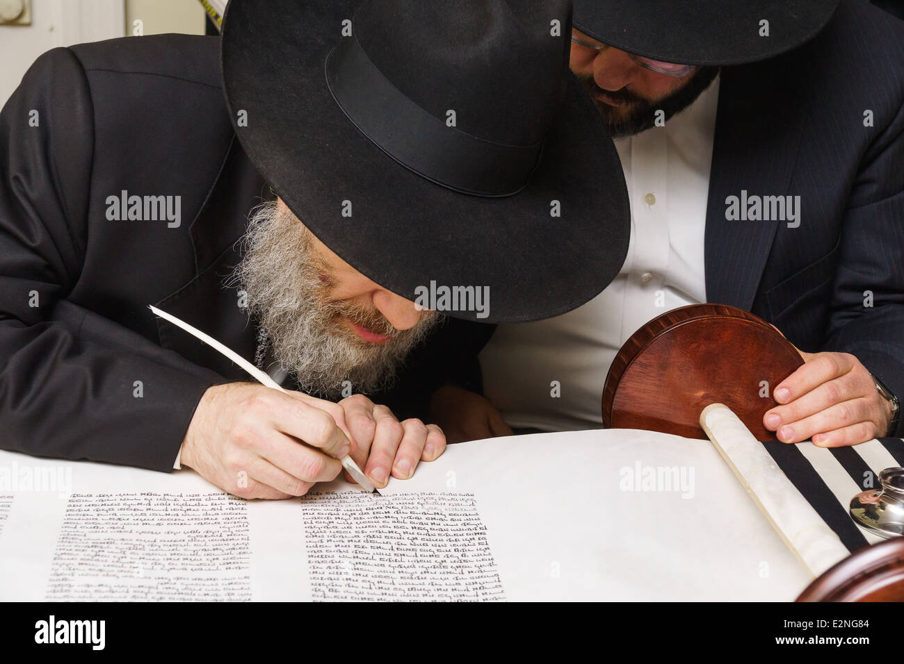 Siyum Sefer Torah Foto Stock