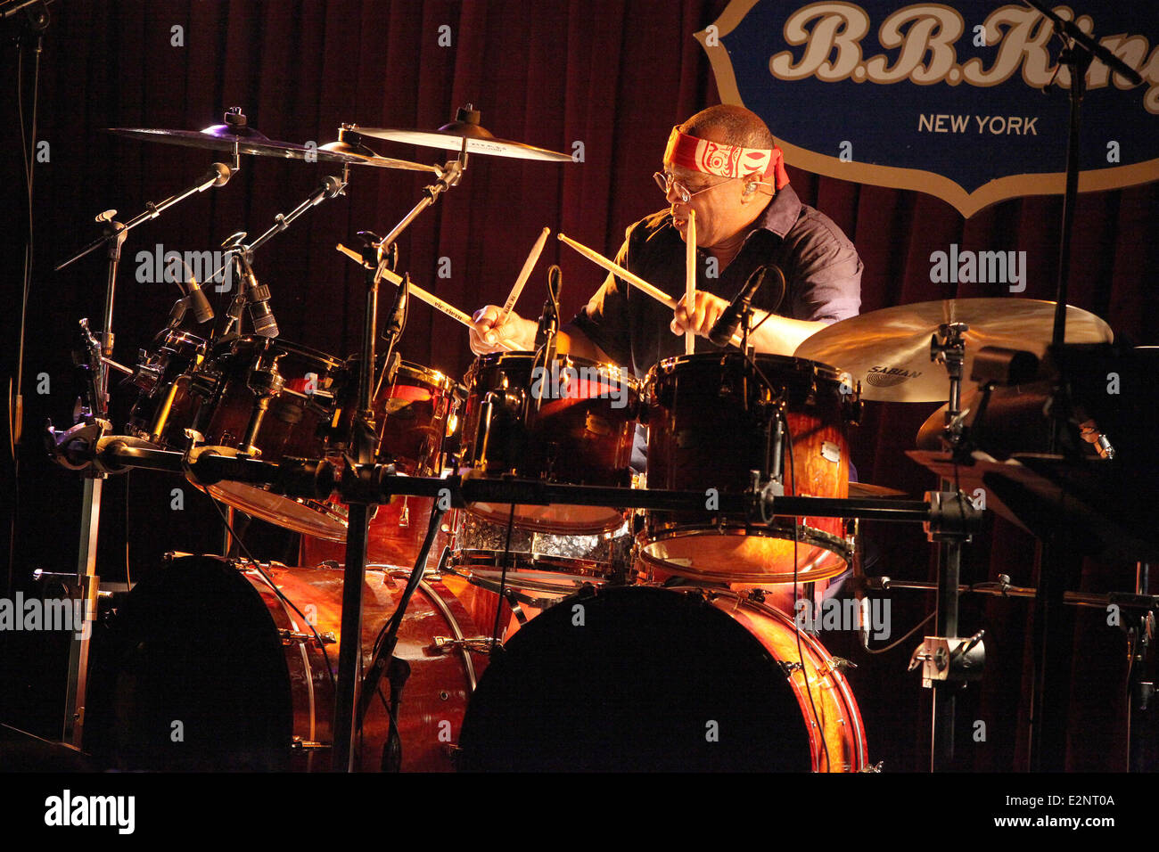 Billy Cobham lo spettro di banda performanti a B.B. King Bar e Grill offre: Billy Cobham dove: New York City, NY, STATI UNITI D'AMERICA quando: 16 Gen 2013 Foto Stock