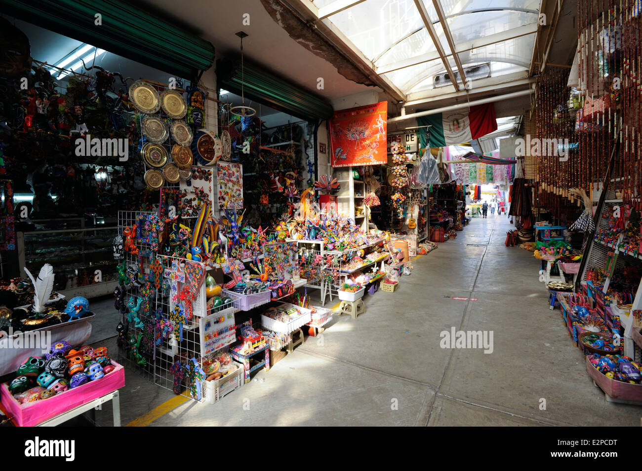 Artesanias Ciudadela craft market in Città del Messico, Messico Foto Stock