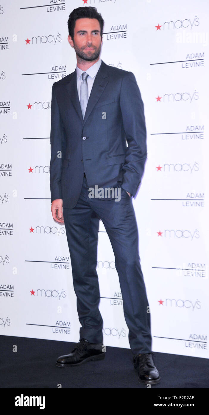 Adam Levine lancia la sua nuova fragranza a Macy's Secolo città dotato: Adam Levine dove: Los Angeles, California, Stati Uniti quando: 07 Feb 2013 Foto Stock