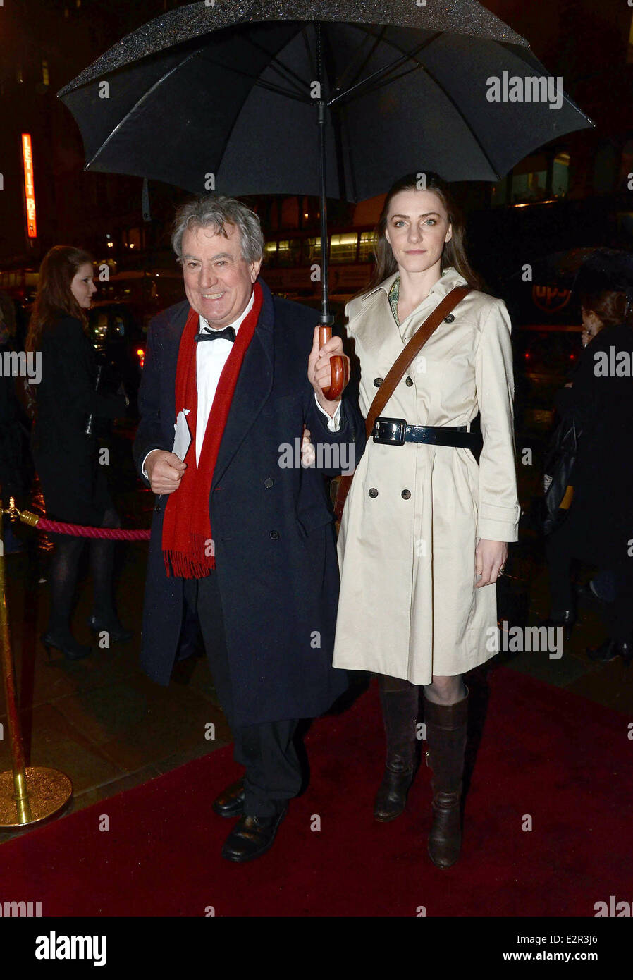 Grandi aspettative VIP serata di gala presso il Vaudeville Theatre dotato di: Terry Jones,Anna Söderström dove: London, England, Regno Unito quando: 07 Feb 2013 Foto Stock