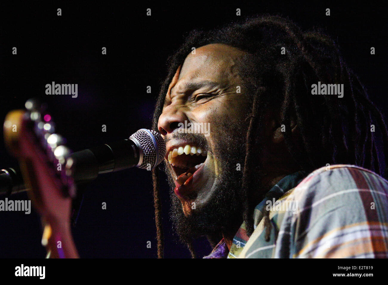 Ziggy Marley performing live in concerto alla rivoluzione Live con: Ziggy Marley dove: Fort Lauderdale, Florida, Stati Uniti quando: 19 Feb 2013 Foto Stock