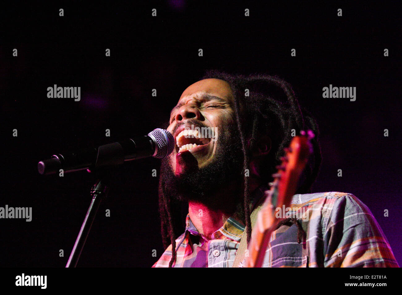 Ziggy Marley performing live in concerto alla rivoluzione Live con: Ziggy Marley dove: Fort Lauderdale, Florida, Stati Uniti quando: 19 Feb 2013 Foto Stock