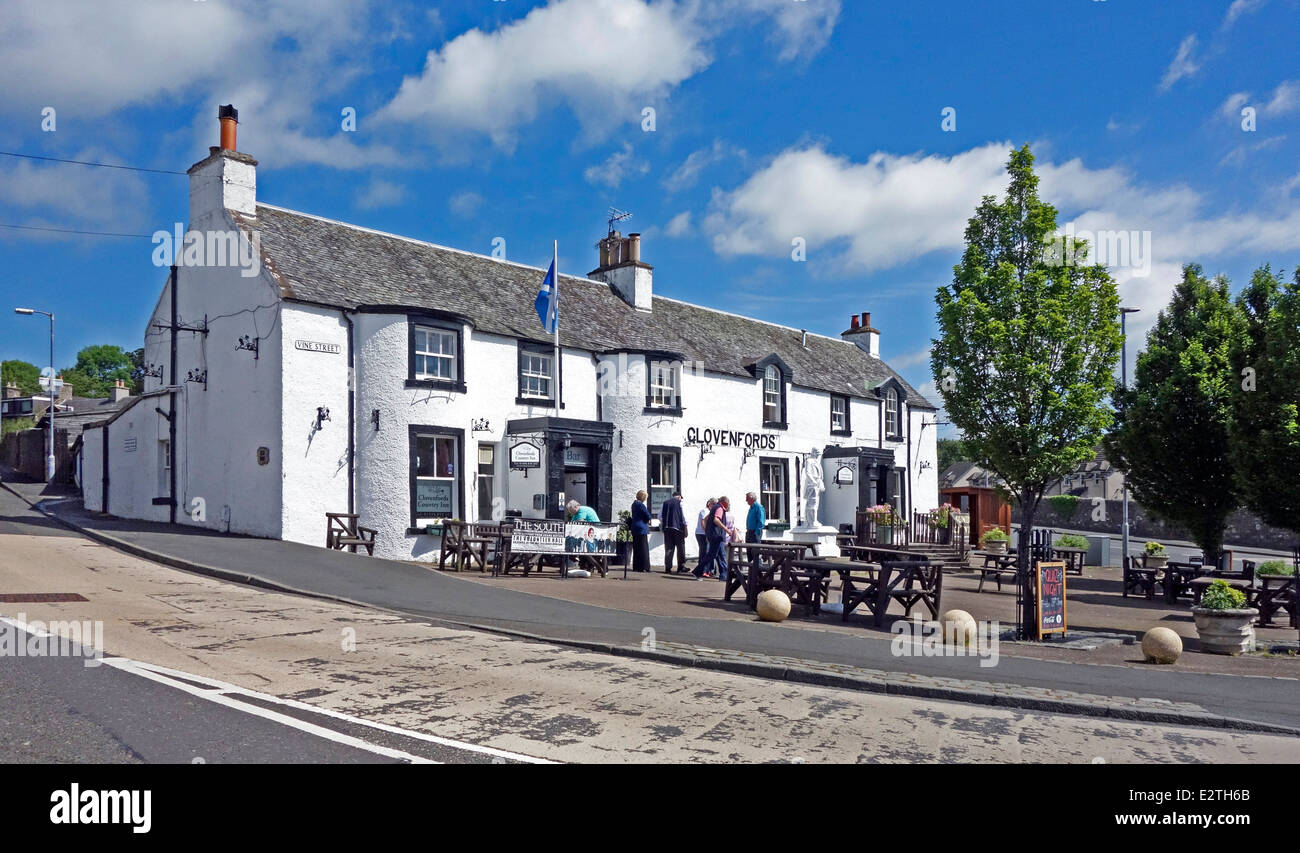 Clovenfords Country Inn in Clovenfords vicino a Galashiels in confini Scozzesi Scozia Scotland Foto Stock