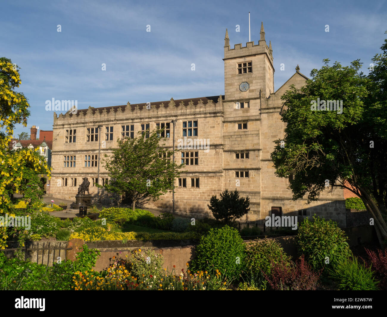 Vecchia Scuola di Shrewsbury, Shrewsbury, Shropshire, Inghilterra, Regno Unito Foto Stock