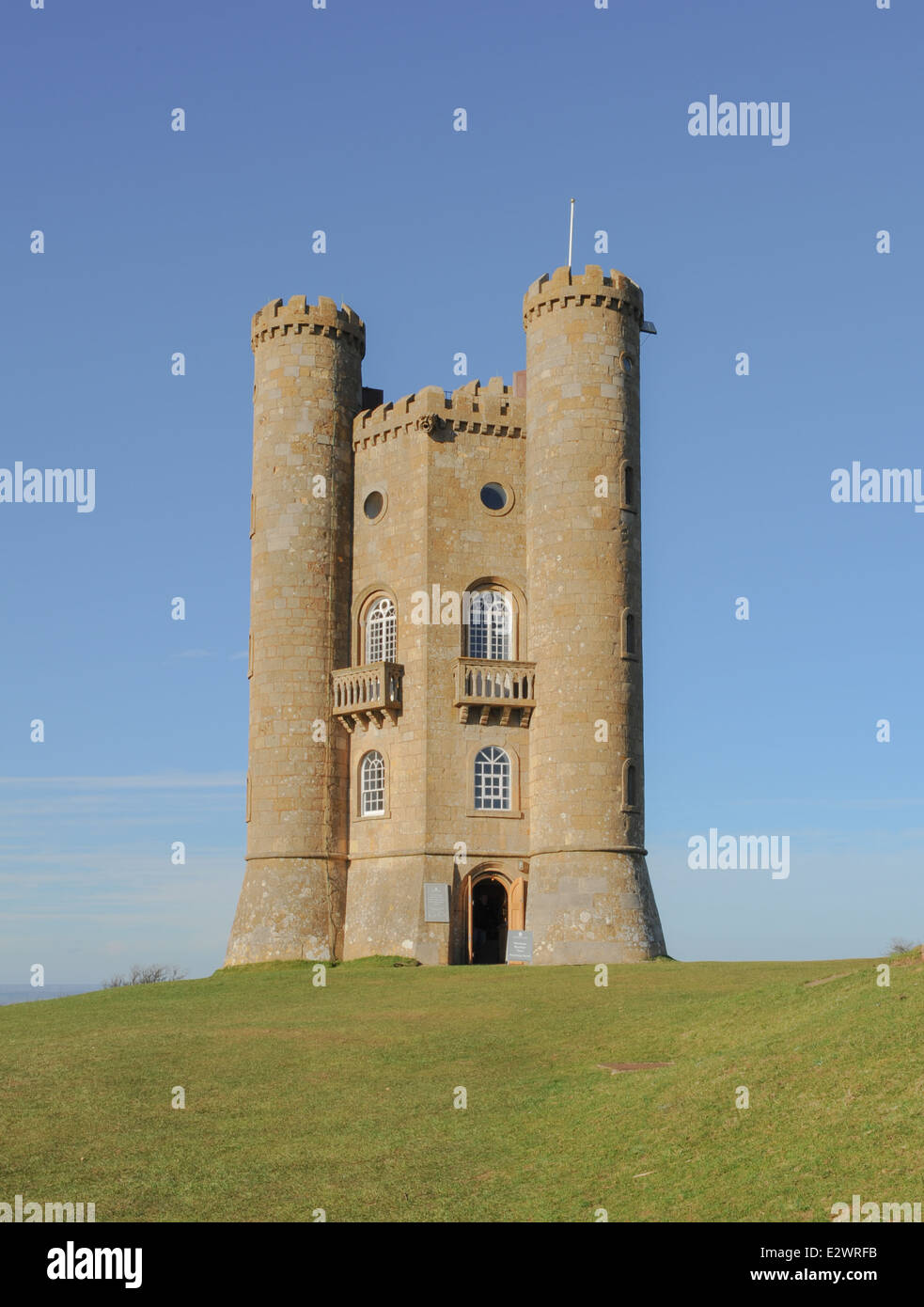 Torre di Broadway è un Capability Brown follia situato nei pressi del villaggio di Broadway in Cotswolds, Worcestershire, England, Regno Unito Foto Stock