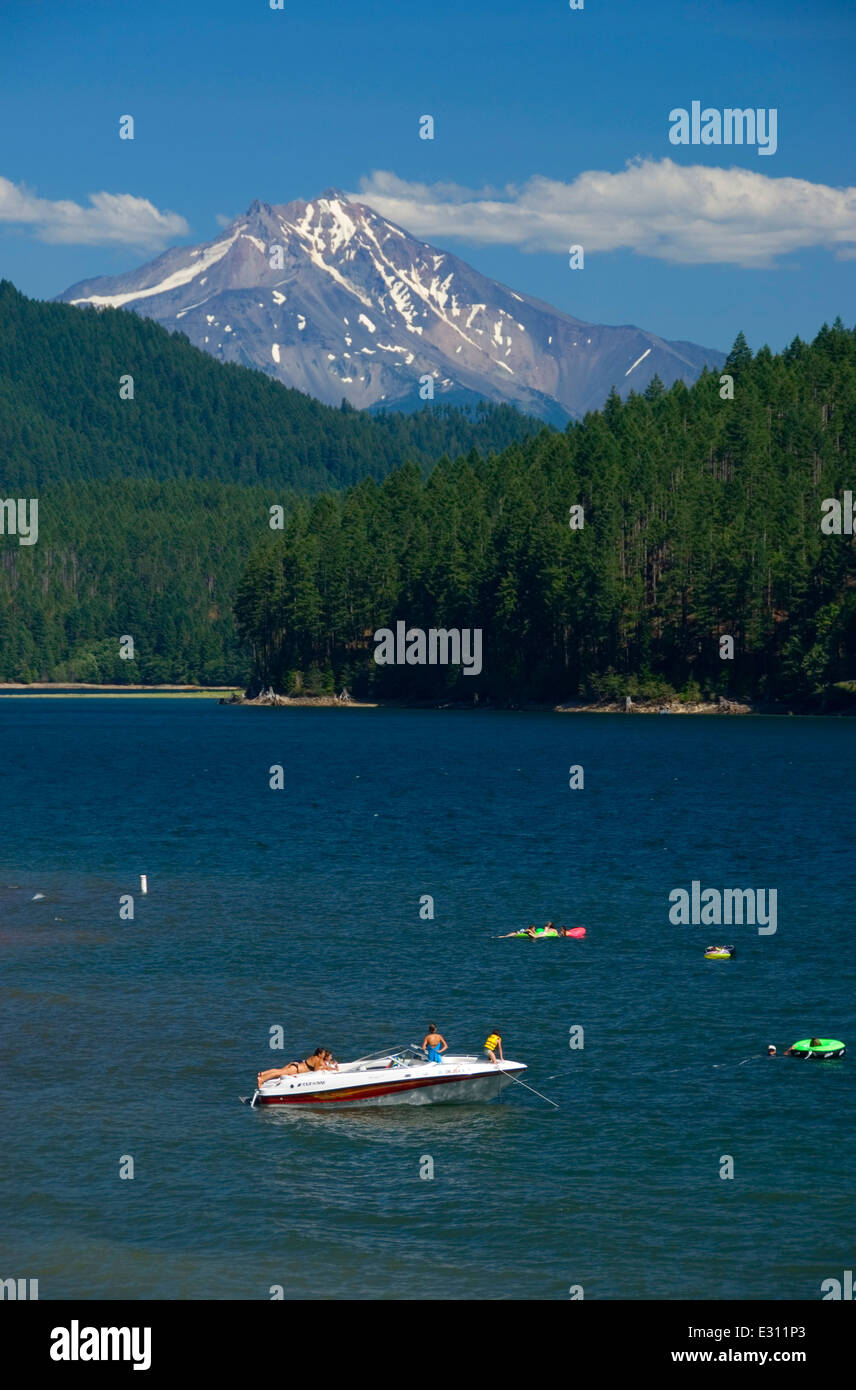 Lago di Detroit, Willamette National Forest, Oregon Foto Stock