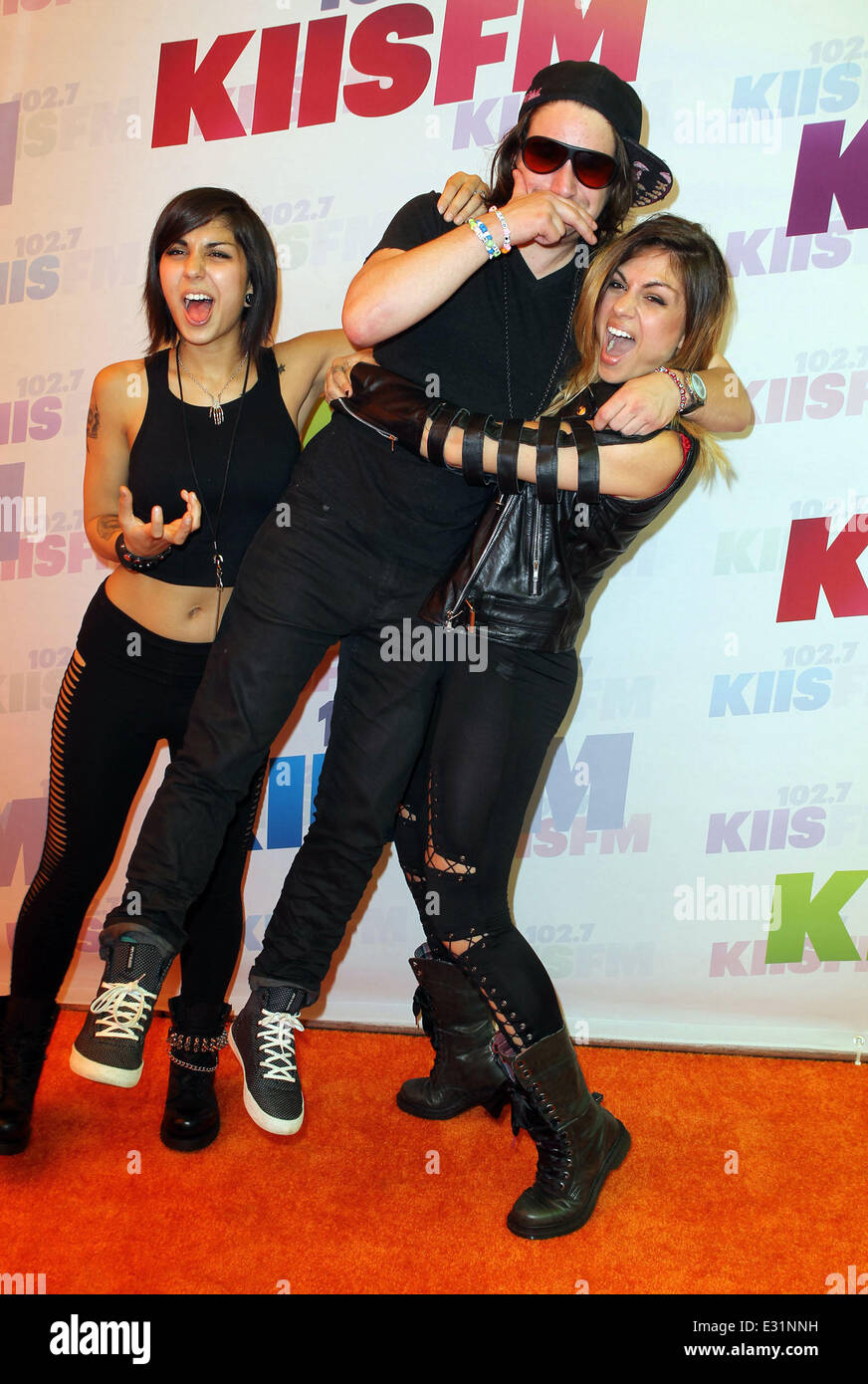 2013 Wango Tango presentato da 102,7 KIIS FM dotata di: Yasmine Yousaf,Rain Man,e Jahan Yousaf di Krewella dove: Carson, CA, Stati Uniti quando: 11 Maggio 2013 Foto Stock