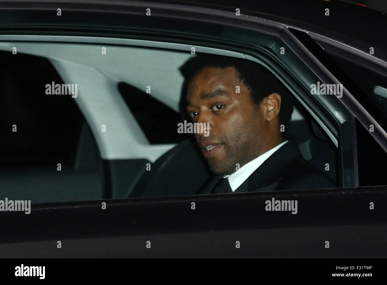 Arqiva British Academy Televisione Awards tenutosi presso la Royal Festival Hall - Partenze con: Chiwetel Ejiofor dove: Lo Foto Stock