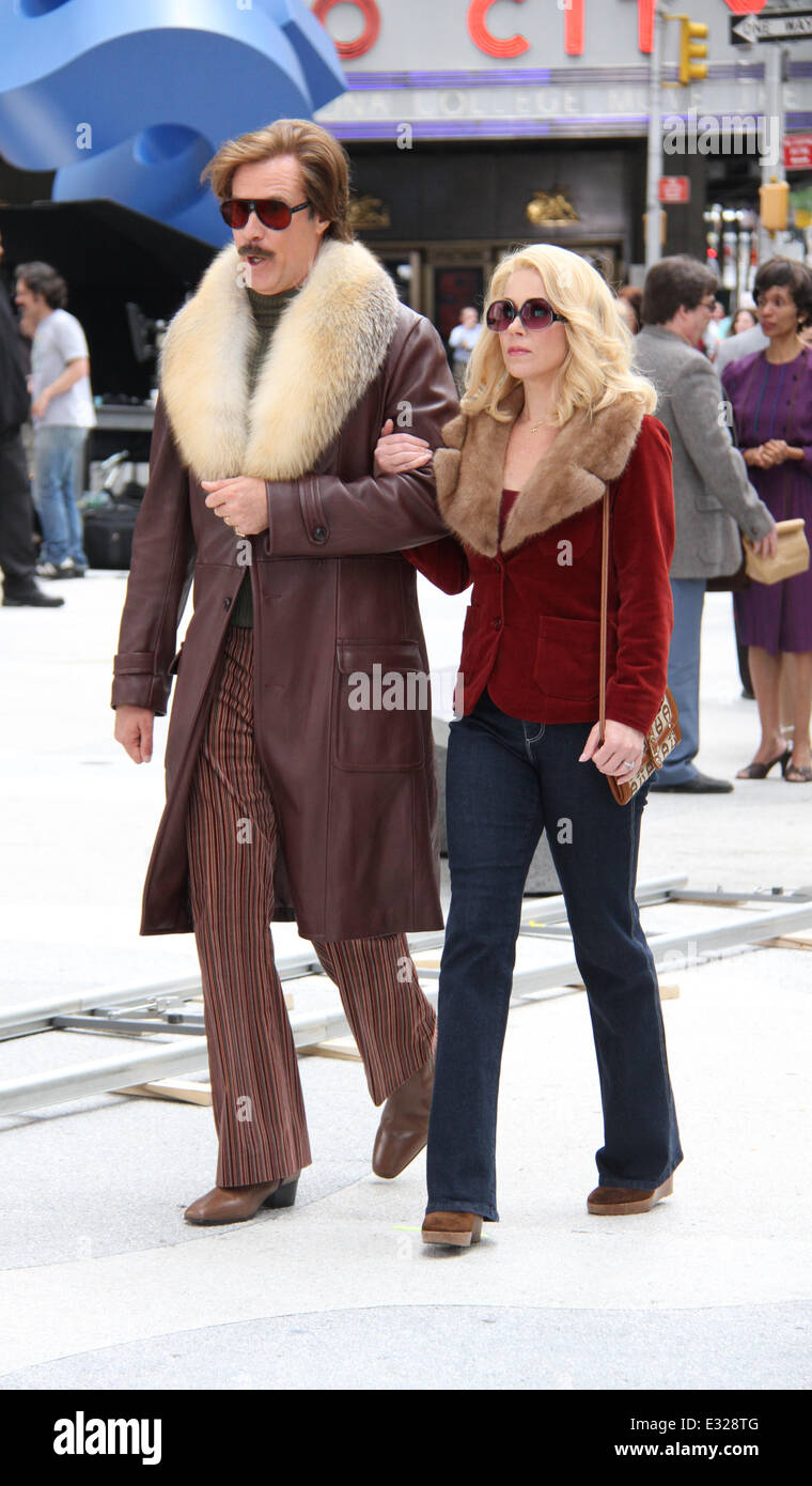'L'anchorman: continua la leggenda film ambientato a New York City con: Will Ferrell,Christina Applegate ha Dove: New York City, N Foto Stock