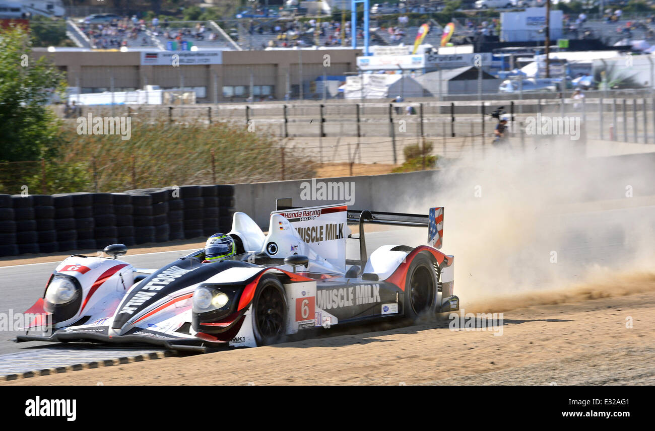 American Le Mans Series 2013 al Mazda Raceway Laguna Seca con: Klaus Graf dove: California, Stati Uniti quando: 18 Maggio 2013 Foto Stock