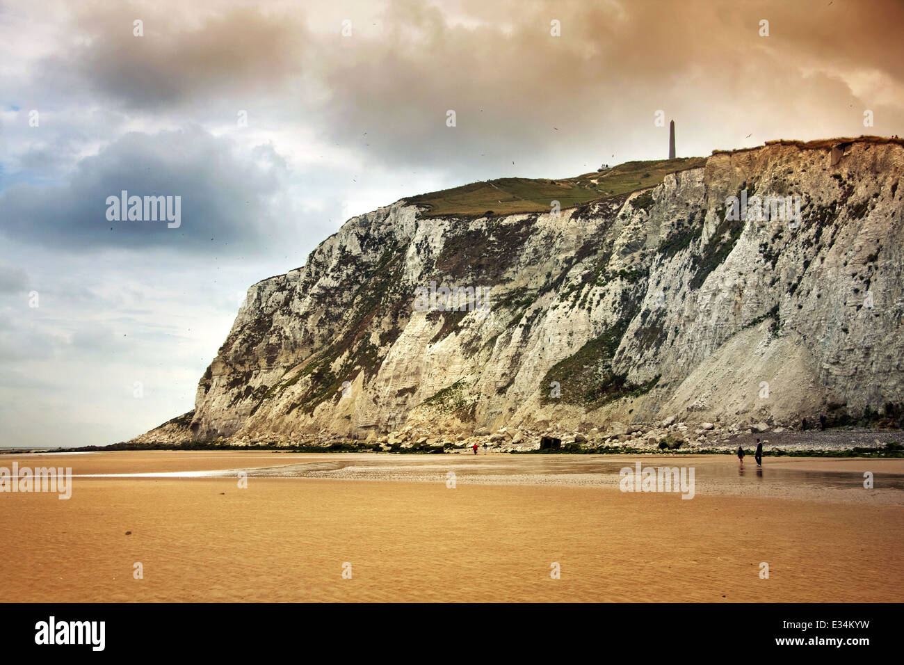 Cap Blanc Nez Francia Foto Stock
