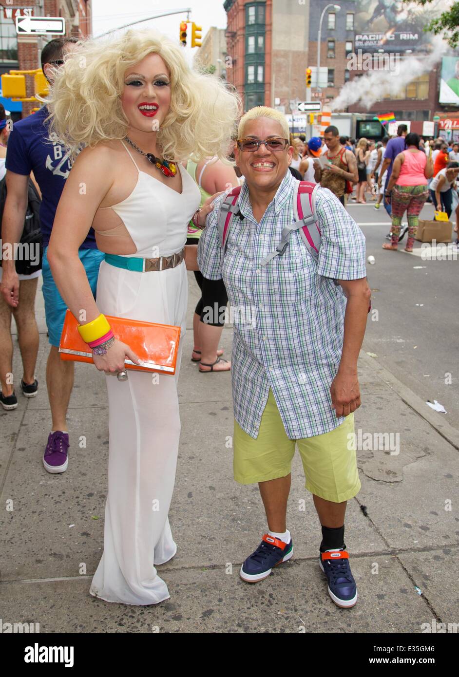 Gay Pride Marzo 2013 in NYC dotate: atmosfera dove: New York City, NY, Stati Uniti quando: 30 Giu 2013 Foto Stock
