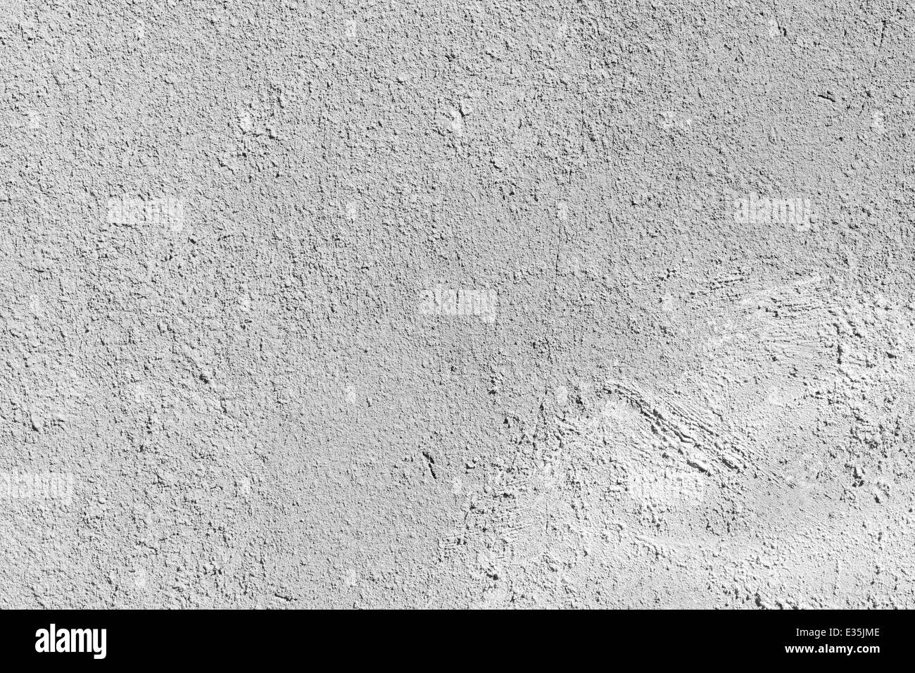 Muro grigio con stucco. Foto texture di sfondo Foto Stock