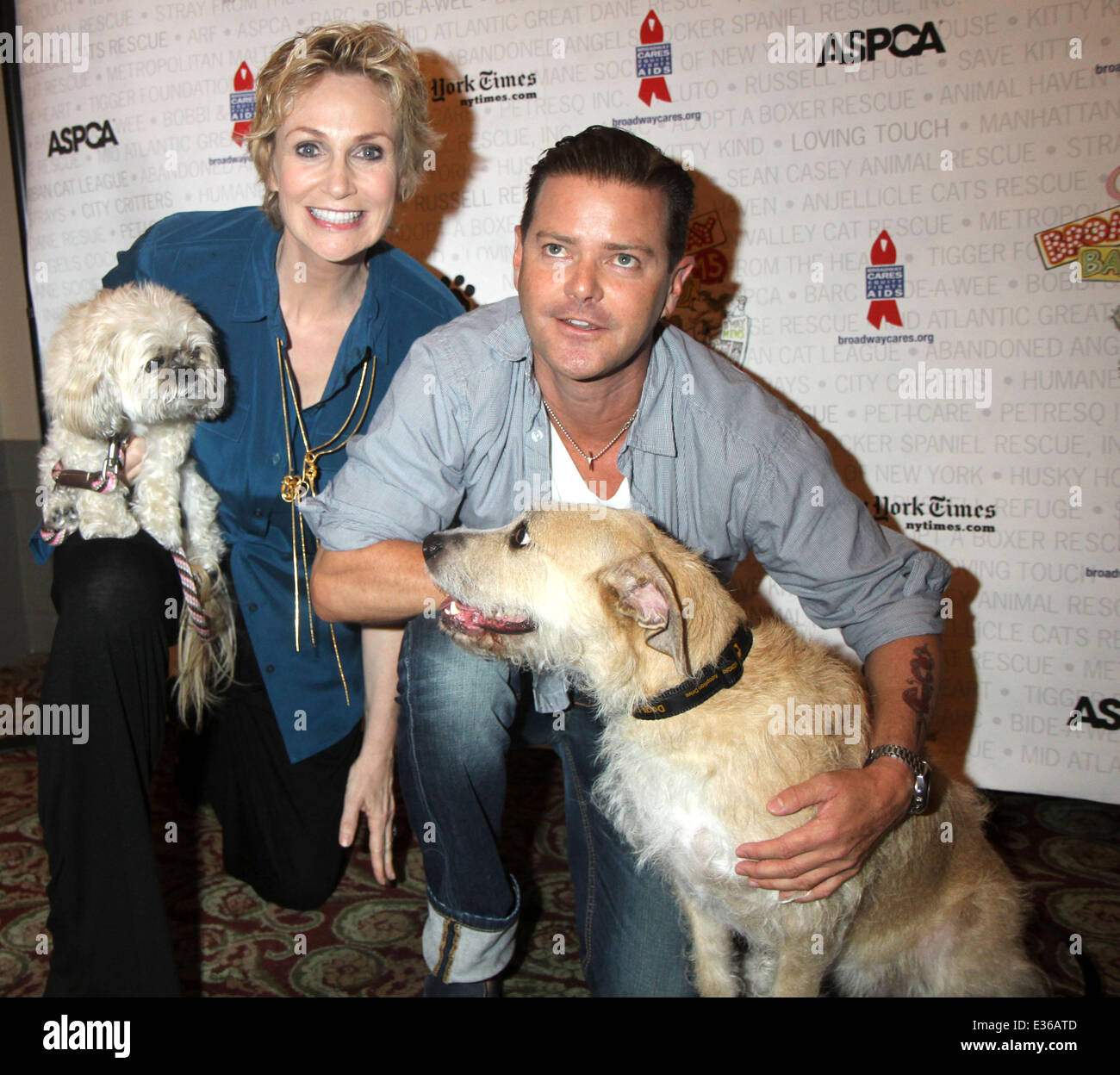 La Quindicesima Broadway Barks all Shubert Alley con: Jane Lynch dove: New York, Stati Uniti quando: 13 Lug 2013 Foto Stock