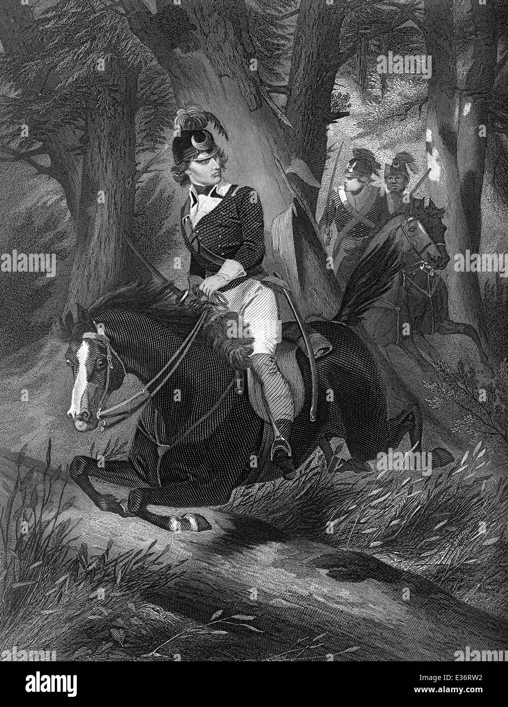 Francis Marion, 1732 - 1795, un tenente colonnello dell'esercito continentale Foto Stock