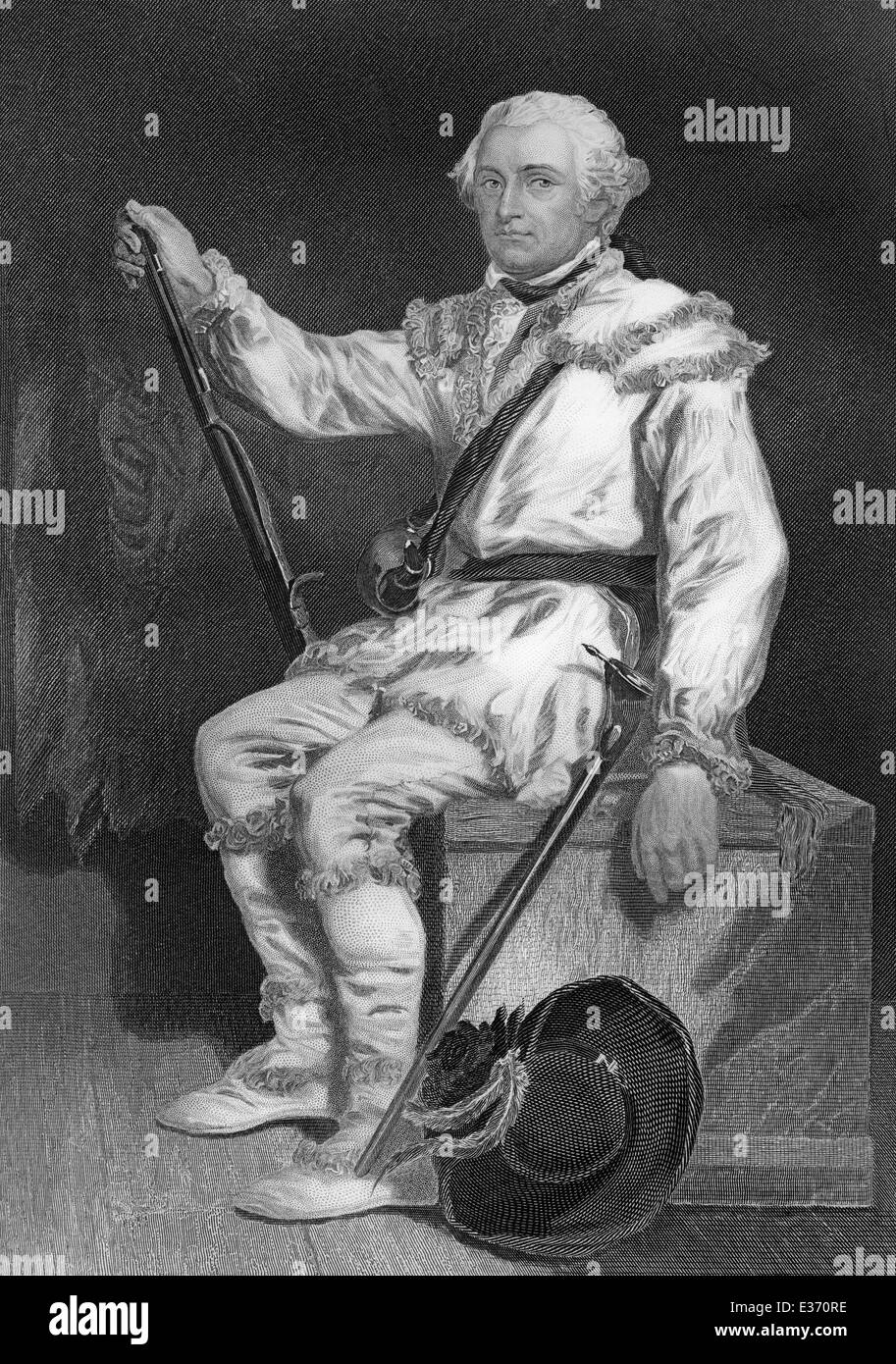 Daniel Morgan, 1736 - 1802, un americano Pioneer, soldato, e rappresentante degli Stati Uniti da Virginia Foto Stock