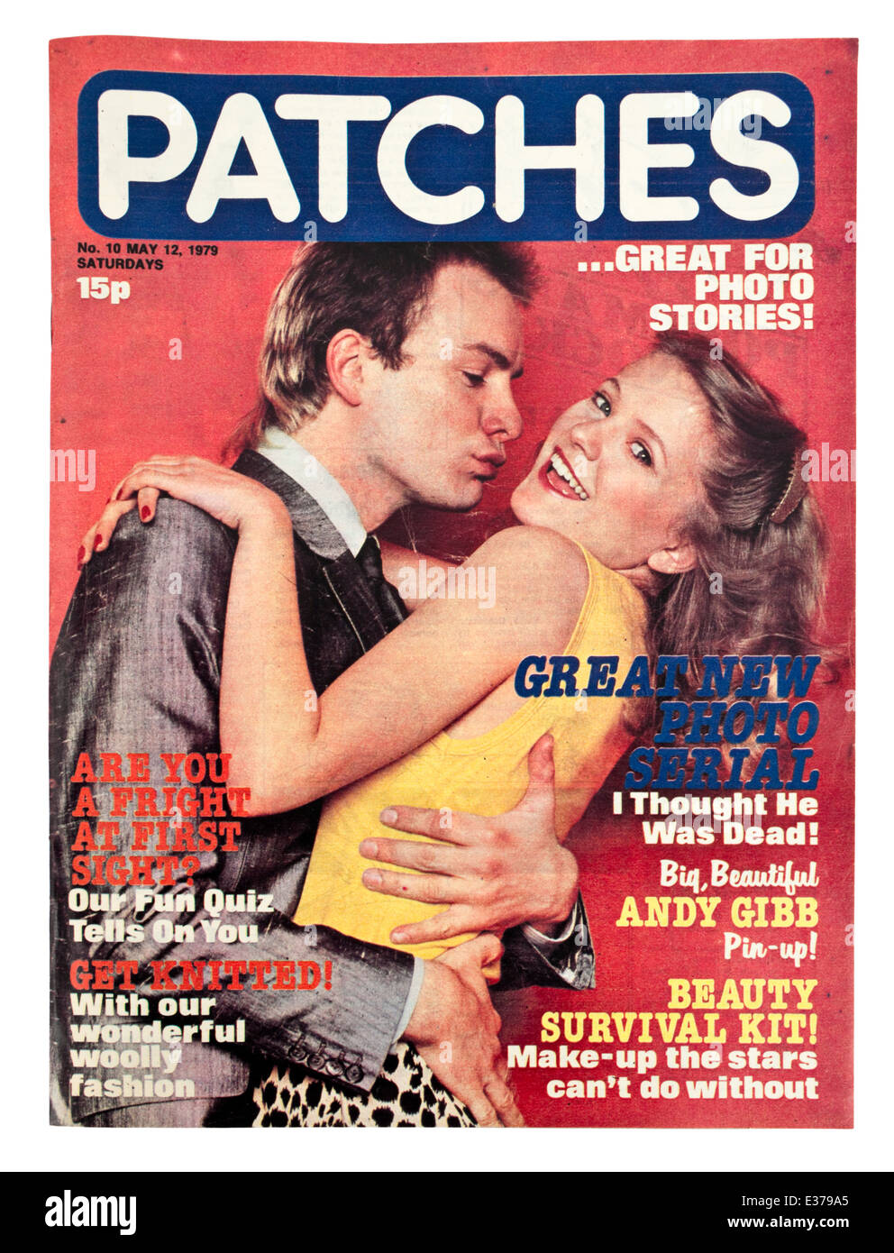 Vintage copia di "patch", un famoso British teen magazine dalla fine degli anni settanta. Questo è il problema n. 10 dal 12 maggio 1979. Foto Stock