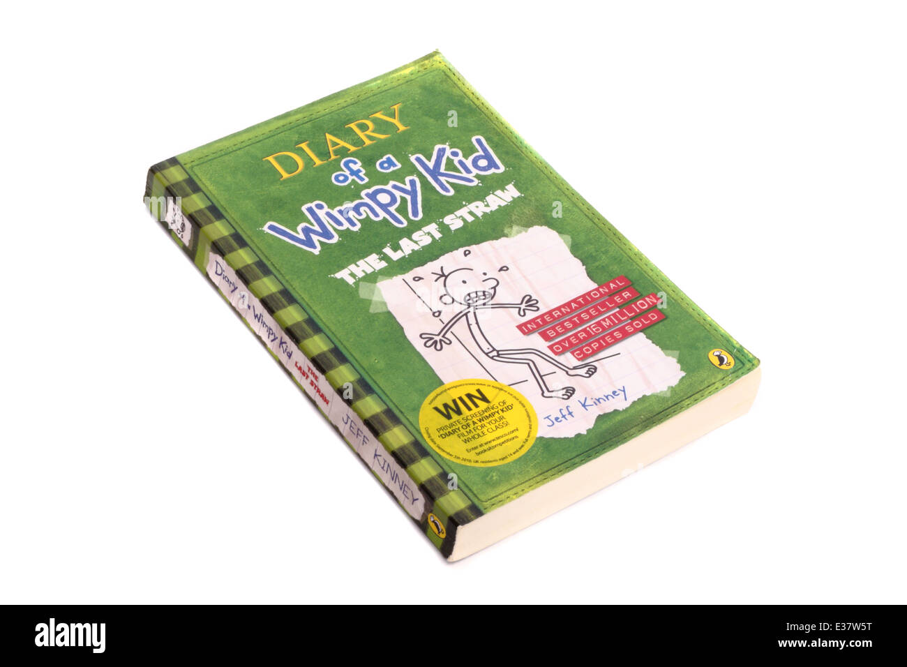 Il libro per bambini Diario di un Wimpy Kid - il colmo di Jeff Kinney Foto Stock