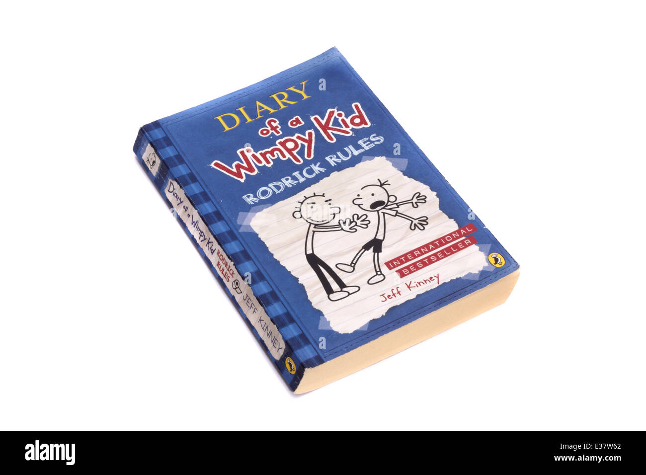 Il libro per bambini Diario di un Wimpy Kid - Regole Rodrick da Jeff Kinney Foto Stock