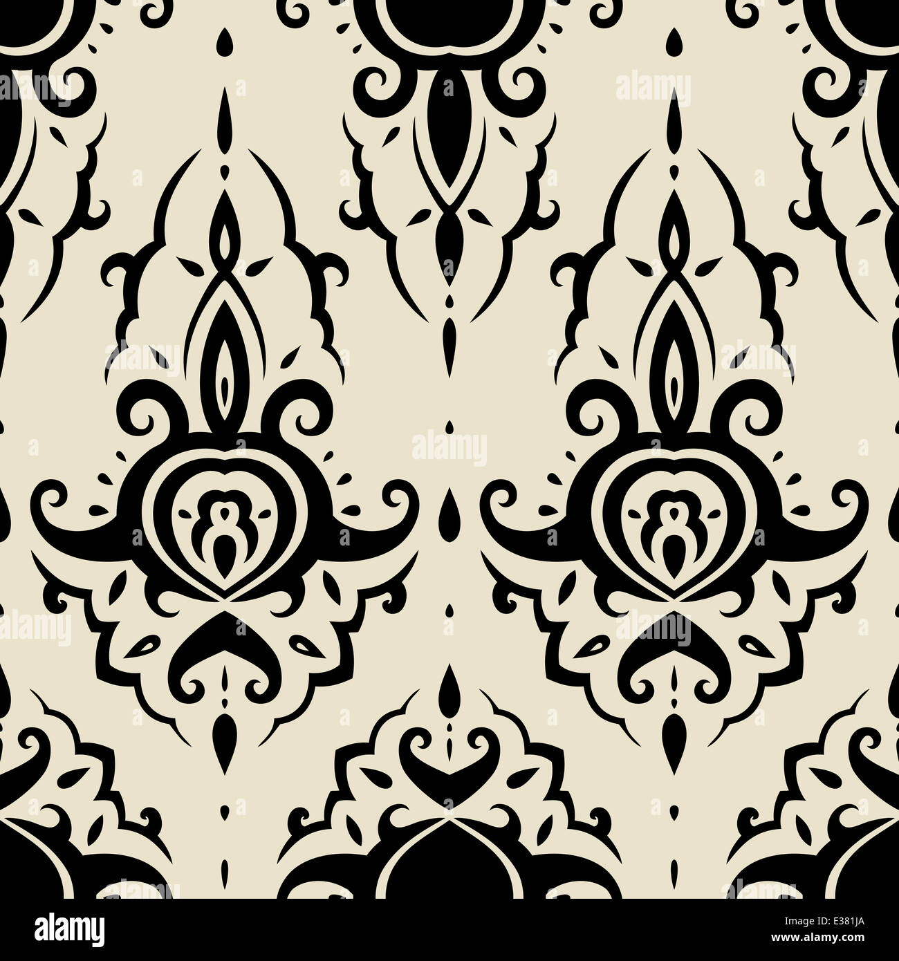 Seamless Paisley sfondo. Foto Stock