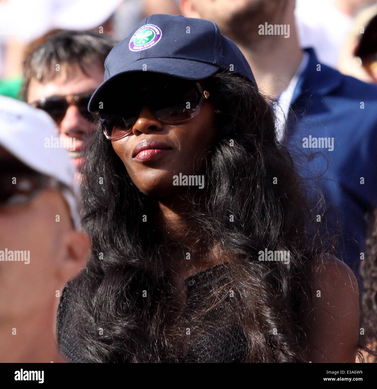 Celebrità frequentare 13 giorno a US Open Tennis con: Naomi Campbell dove: New York City, NY, Stati Uniti quando: 08 Set 2013 Foto Stock