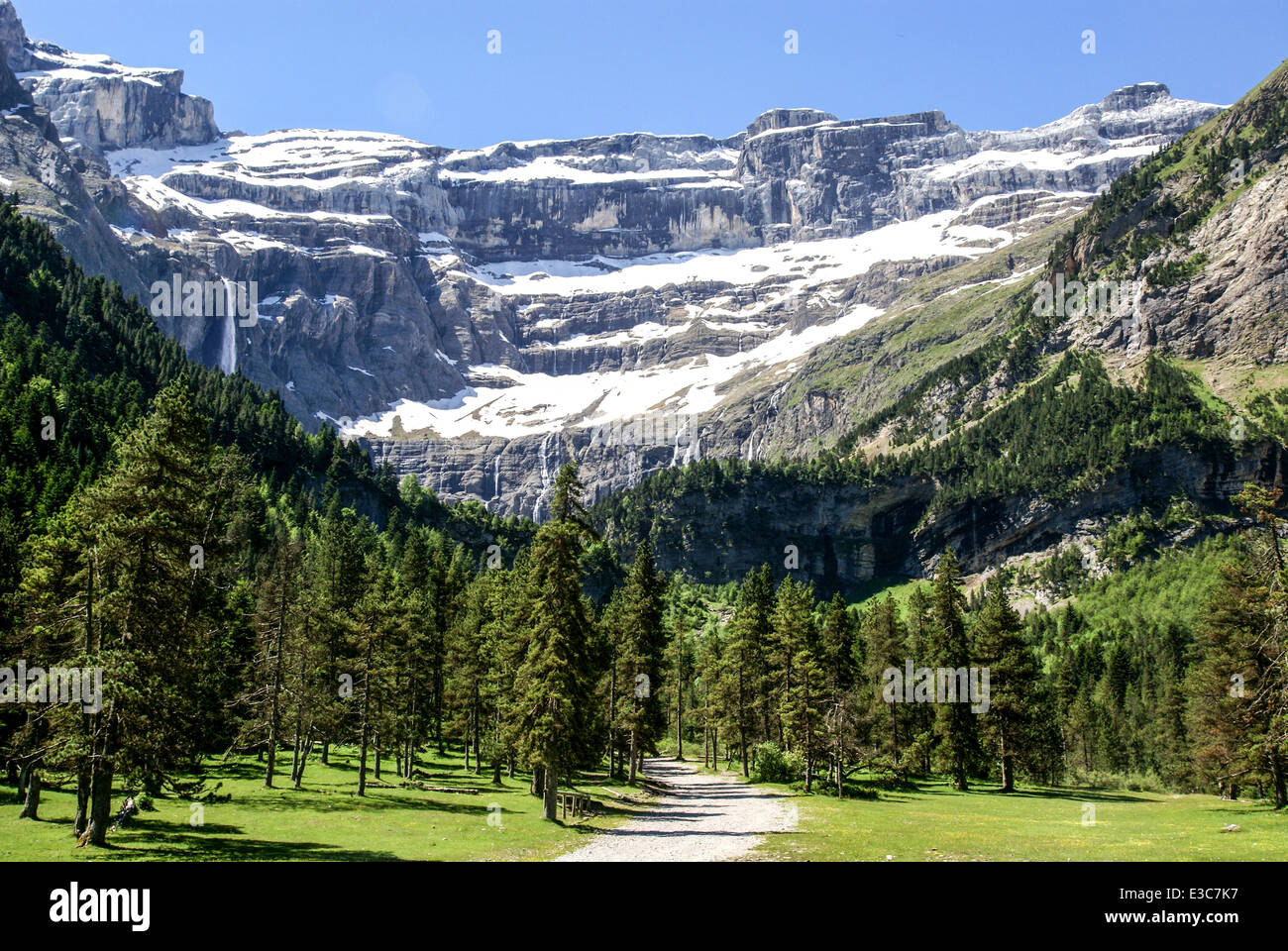 Pirenei Mountain Range Foto Stock