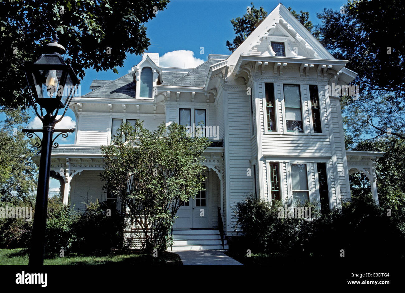 Il longtime home della XXXIII U.S. Presidente, Harry Truman, e sua moglie è conservato come un sito storico nazionale di indipendenza, Missouri, Stati Uniti d'America. Foto Stock