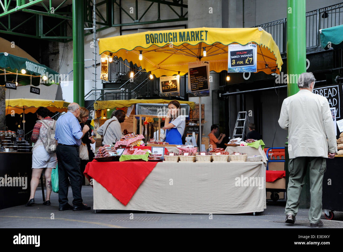 London Borough Market Regno Unito Foto Stock