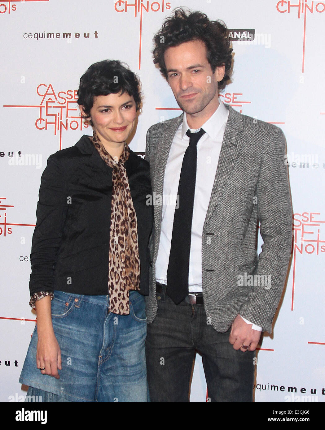 Il Paris premiere di "Casse-tête chinois' dotata di: Audrey Tautou,Romain Duris dove: Parigi, Francia Quando: 11 Nov 2013 Foto Stock