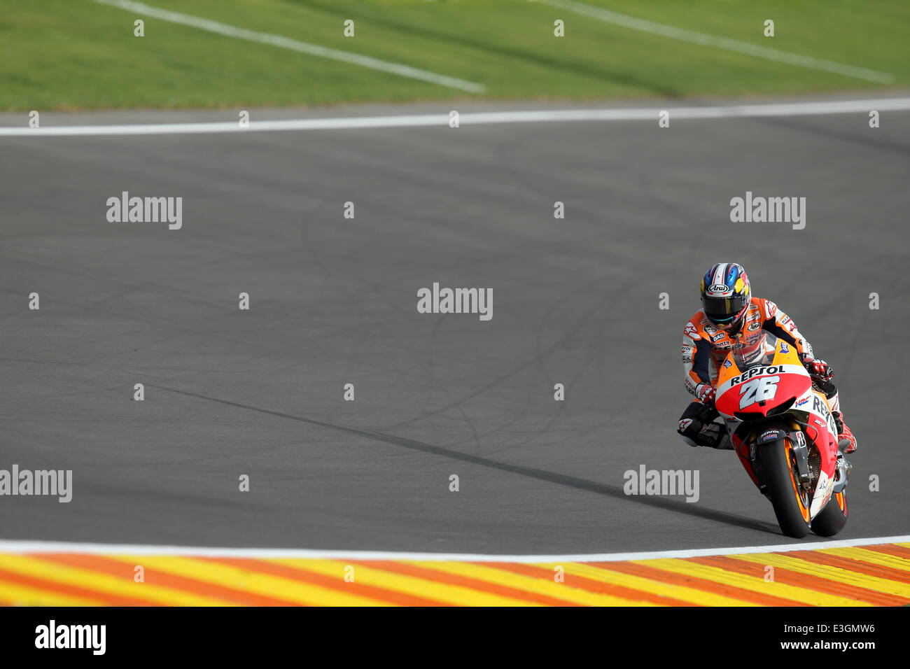 Moto2 GP Valencia - dotata di: Dani Pedrosa dove: VALENCIA, Spagna Quando: 09 Nov 2013 Foto Stock