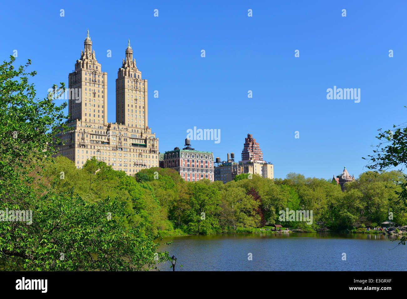 Vista e da Central Park di New York Foto Stock