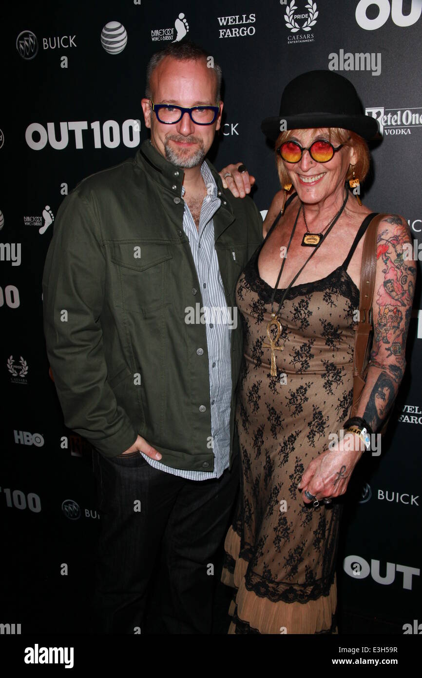 Celebrando il xix fuori annuale 100 presentato dalla Buick sul terminale 5 610 West 56th Street 11 14 13 dotata di: Kate Bornstein dove: NYC, New York, Stati Uniti quando: 15 Nov 2013 Foto Stock