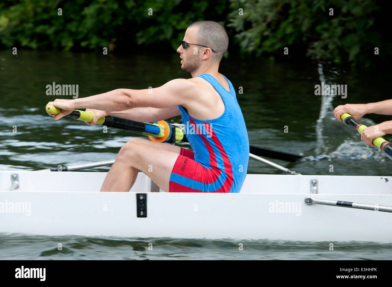 Cambridge può dossi, Darwin college maschile di otto rower Foto Stock